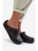 Dámské pantofle Chodaki pěnové Big Star TT274A084 Černé