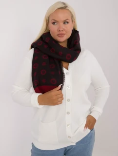 Šála AT SZ 1701.61 černo-červená