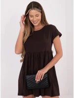 Šaty RV SK 5672.03P tmavě hnědé Šaty RV SK 5672.03P tmavě hnědé