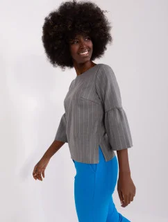 Dámská halenka LK BZ 506434.33P Šedá - FPrice