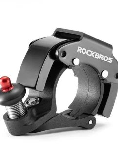 Zvonek na kolo Rockbros 34210006001 tvar C - černý