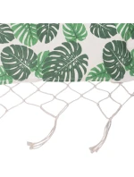 ZAHRADNÍ HOUPACÍ SÍŤ PRO 2 OSOBY 200X150CM S TYČÍ A STŘAPCEM MIAMI NATURA JUNGLE