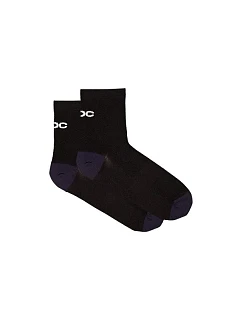 Cyklistické ponožky POC Cadence Road Air Socks, černé
