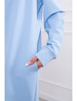 Modrá bunda s potiskem Modrá bunda s potiskem