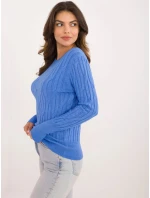 Dámský svetr AT SW 2338 2.61 Modrá - FPrice