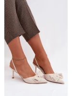 Sandály na podpatku  model 224470 Step in style