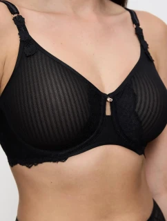 Dámská podprsenka Peony Florale W01 - BLACK - černá 0004 - TRIUMPH