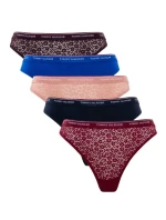 Tommy Hilfiger Underwear 5-Pack Tanga W UW0UW04995 dámské Tommy Hilfiger Underwear 5-Pack Tanga W UW0UW04995 dámské