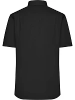 Daiber JN 684 Mikro keprová košile s krátkým rukávem 02.0684 black Daiber JN 684 Mikro keprová košile s krátkým rukávem 02.0684 black