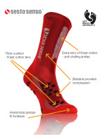 Sportovní ponožky Sesto Senso SKB_02 Red