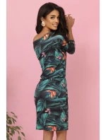 13-166 Sportovní šaty s kapsami a vázáním - 3D listy