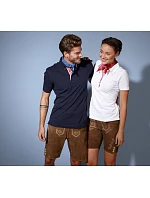 Daiber JN 715 Dámské piqué polo v tradičním krojovém stylu 02.0715 royal/royal white Daiber JN 715 Dámské piqué polo v tradičním krojovém stylu 02.0715 royal/royal white