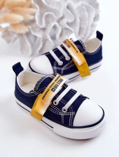 Dětské nízké tenisky BIG STAR JJ374077 Námořnická modrá