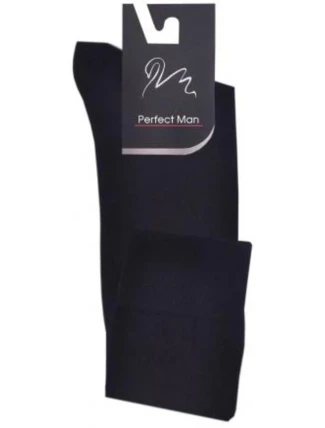 Hladké pánské podkolenky s elastanem Hladké pánské podkolenky s elastanem
