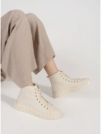 Trendy dámské Jasnobeżowy tenisky platforma Trendy dámské Jasnobeżowy tenisky platforma