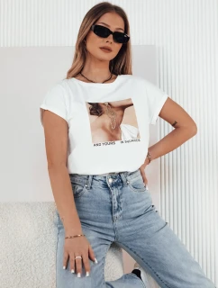 FALCI dámské tričko bílé FashionStreet RY2398