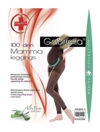 Těhotenské kotníkové legíny 173 Mamma 100 den hazel - GABRIELLA Těhotenské kotníkové legíny 173 Mamma 100 den hazel - GABRIELLA