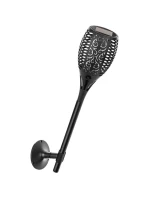 SOLÁRNÍ SVÍTILNA TANČÍCÍ PLAMENY 3V1 10X10X86CM 12 LED DIOD