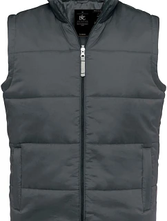 B&C Bodywarmer /men Pánská vesta 01.0930 dark grey