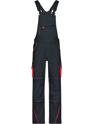 Daiber JN 848 (62) Pracovní kalhoty s laclem - Color 02.848X carbon/red Daiber JN 848 (62) Pracovní kalhoty s laclem - Color 02.848X carbon/red