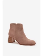 Boty na podpatku  model 220710 Step in style