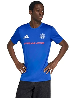 Pánské tričko adidas France 26 Jersey blue KH2312 pánské