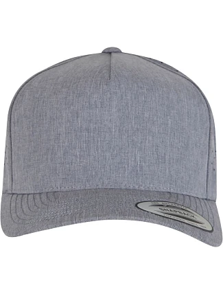 Flexfit 5389AP 5 panelová laser cut kšiltova "YP Classics" 55.89AP heather grey
