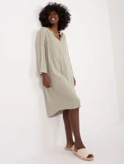 Šaty D73761M30430A khaki