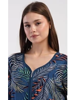 Dámské domácí šaty s tříčtvrtečním rukávem Barbara