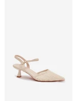 Sandály na podpatku  model 225215 Step in style
