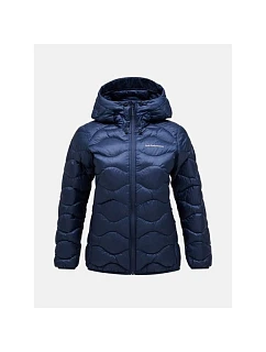 PEAK PERFORMANCE Dámská péřová bunda Helium Down Hood Jacket blue