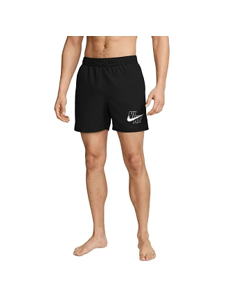 Plavky Nike Logo Lap 5" Volley, černé, NESSG574 001 Plavky Nike Logo Lap 5" Volley, černé, NESSG574 001