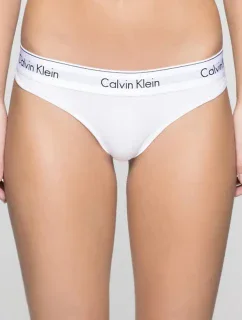Tanga F3786E-100 bílá - Calvin Klein