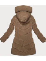 Hnědá zimní bunda s kapucí (2M-023) Hnědá zimní bunda s kapucí (2M-023)
