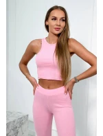 Sada mikiny, topu a legín 24349 světle růžová -Kesi Sada mikiny, topu a legín 24349 světle růžová -Kesi