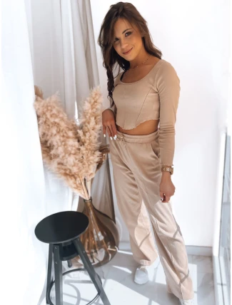 Dámský komplet EMILIO light beige FashionStreet AY0857