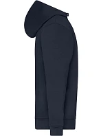Daiber JN 839 Prac. mikina z bio bavlny, kapuce, "1/4" zip 02.0839 navy