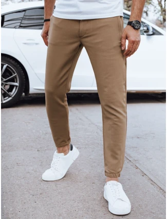 Pánské velbloudí jogger kalhoty FashionStreet UX4266 Pánské velbloudí jogger kalhoty FashionStreet UX4266