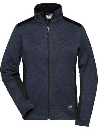 Daiber JN 861 Dámská pracovní pletená fleece bunda - Strong 02.0861 carbon melange/black Daiber JN 861 Dámská pracovní pletená fleece bunda - Strong 02.0861 carbon melange/black