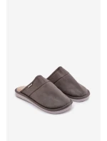 Pánské domácí pantofle tmavě šedé Selomir