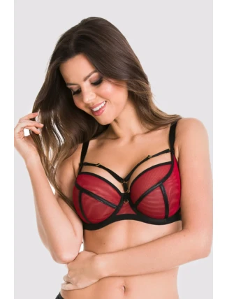 NAHÁ MĚKKÁ PODPRSENKA 19064 ČERVENÁ NAHÁ MĚKKÁ PODPRSENKA 19064 ČERVENÁ