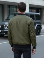 Pánská bunda bomber zelená FashionStreet TX4425