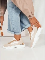 Dámské tenisky PERNES beige FashionStreet ZY0482