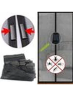 LAMELOVÁ MOSKYTIÉRA 100X220 CM SE ZAPÍNÁNÍM NA MAGNETY