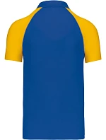 Kariban K 226 Baseballové piqué polo 20.K226 royal blue/white/yellow Kariban K 226 Baseballové piqué polo 20.K226 royal blue/white/yellow