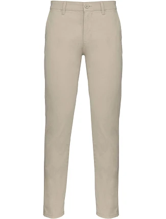 Kariban K 740 Pánské chino kalhoty 20.K740 beige