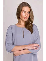 Dámské šaty S394 holubičí šedá - Stylove