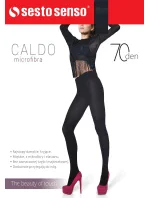 Sesto Senso Caldo punčocháče 70 den 5-XL Sesto Senso Caldo punčocháče 70 den 5-XL