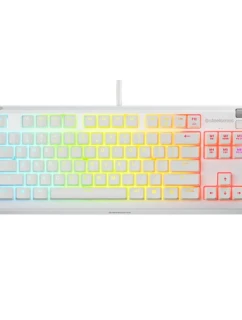 Klávesnice SteelSeries Apex 3 TKL US, bílá