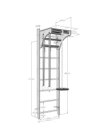 Žebřík s dřevěnými příčkami a příslušenstvím BENCHK 112+A204 pro děti